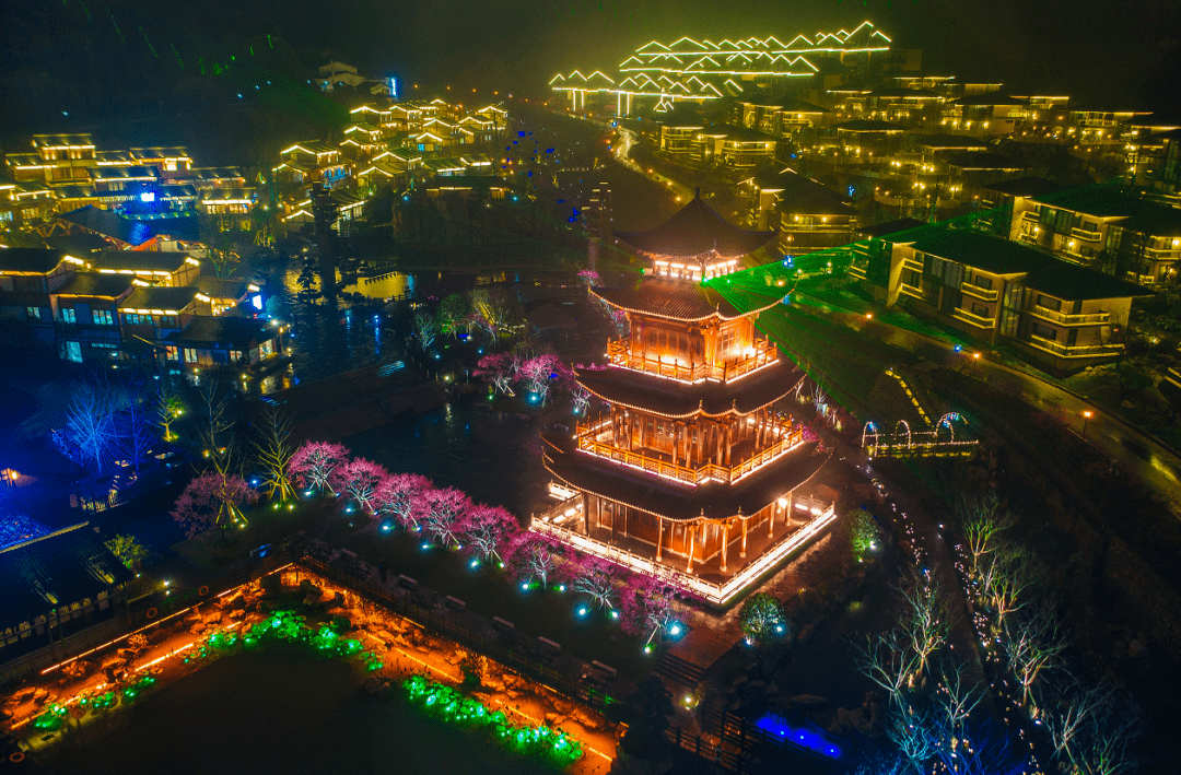 双仙赣游记打卡江西醉in网红点醉美夜景灯光秀古镇泡脚体验重磅升级1