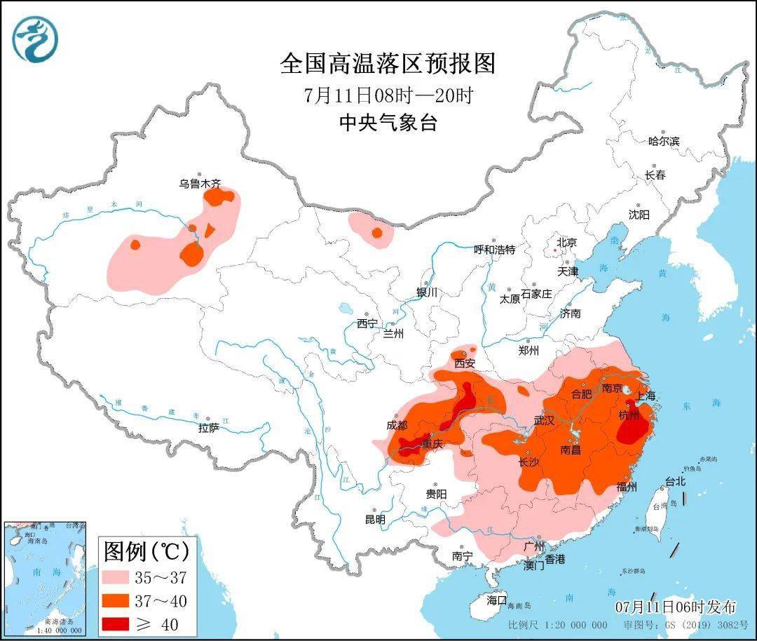 陕西山西河北山东等地有强降水四川盆地江南等地将有持续性高温