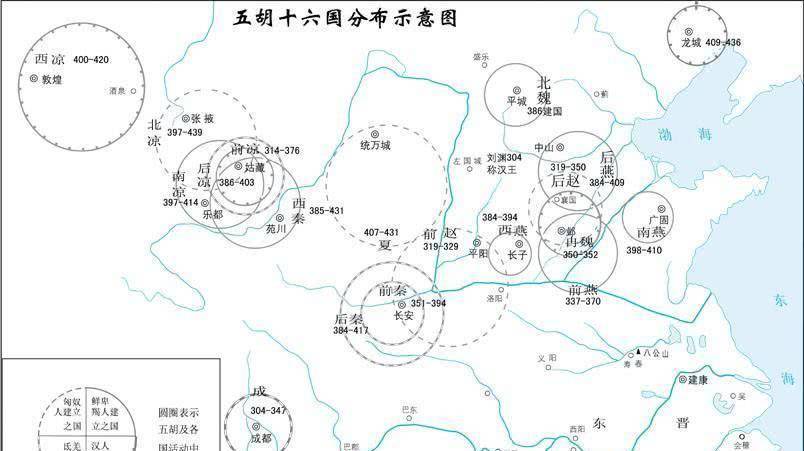 五胡乱华指哪五胡,他们最后的结局怎样_匈奴_中国_鲜卑