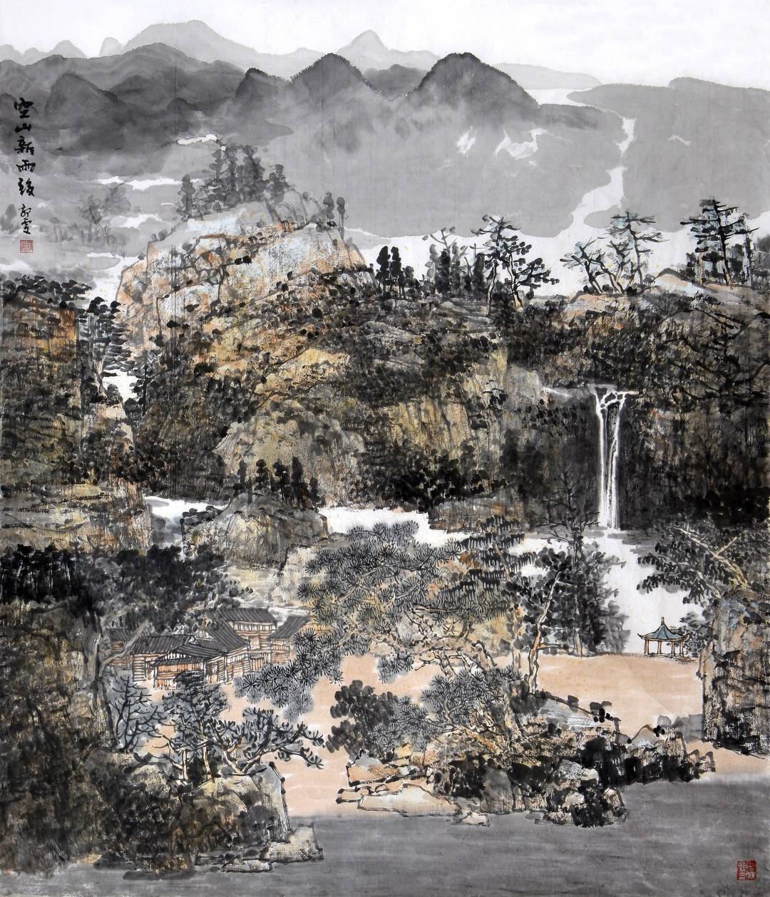 对话 郭雯:江山本似画 内美静中参_艺术_山水画_荆浩