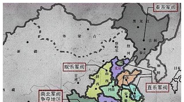 北洋军阀割据示意图北洋军阀这段历史,杂而不乱,抓住了主干,脉络还是