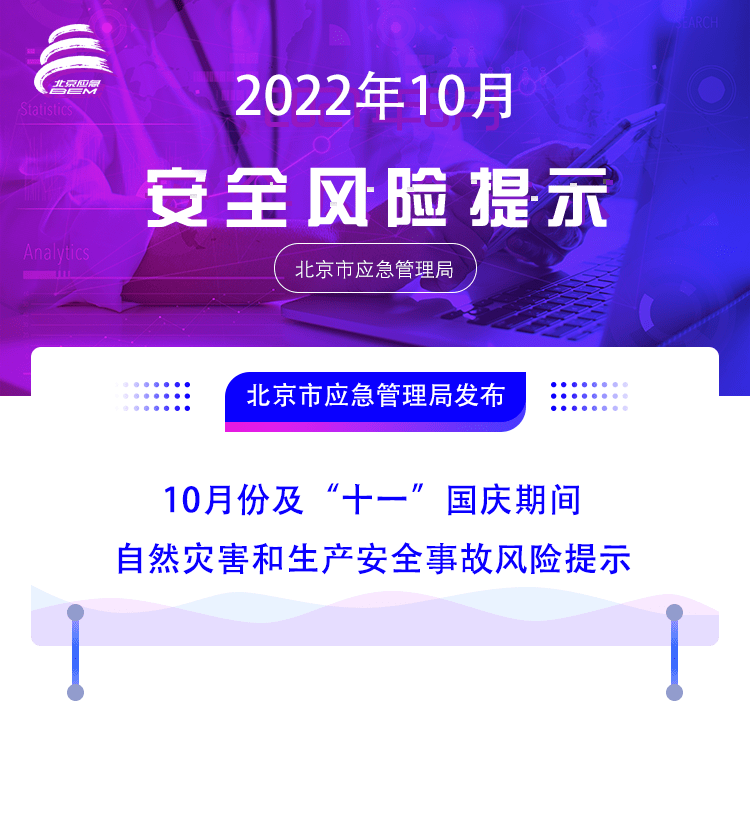 北京市应急管理局发布10月份及“十一”国庆期间安全风险提示