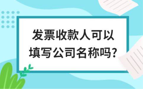 发票收款人可以填写公司名称吗_复核_增值税_称号