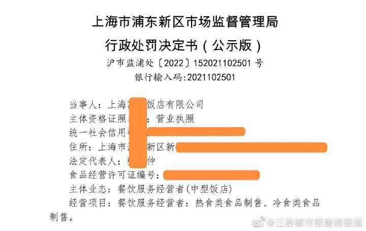 擅自从事集体餐配送服务并造成食物中毒!饭店被罚20万元!