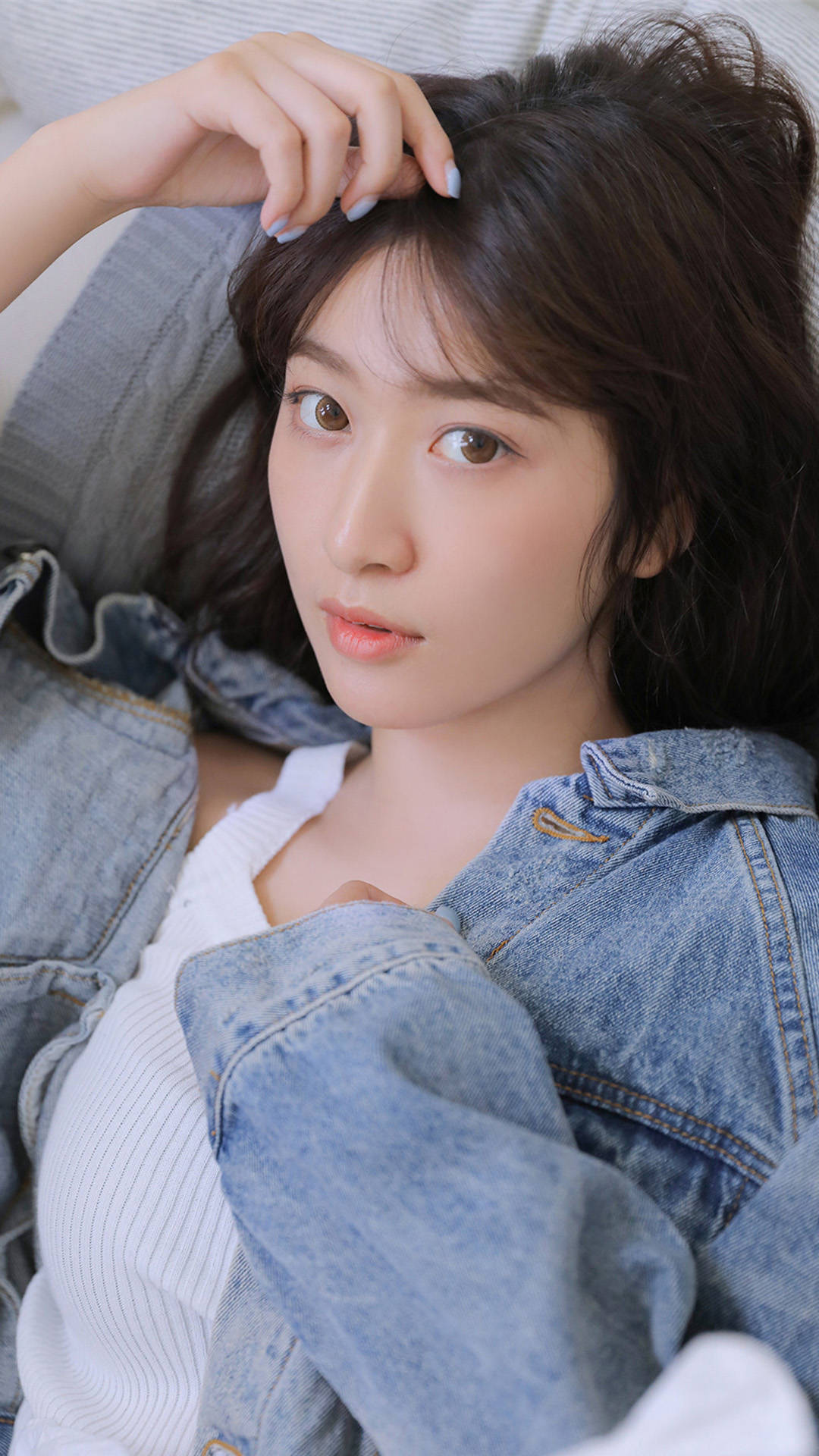 吊带美女香肩诱惑非主流手机壁纸大全
