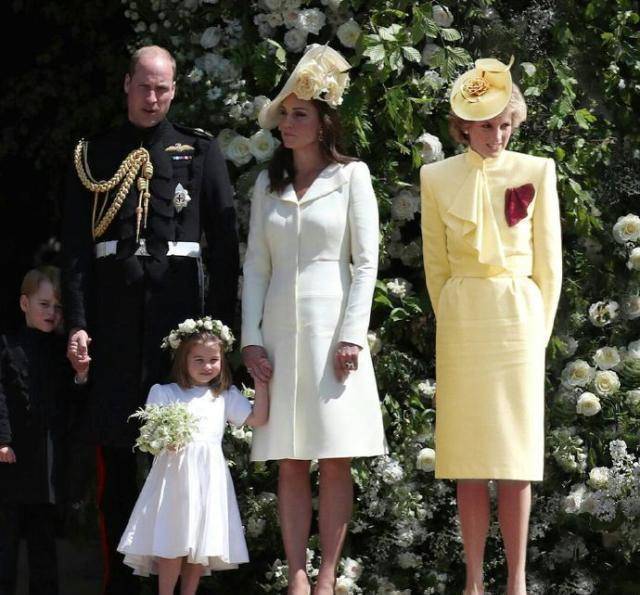 神P图，戴安娜王妃与儿媳凯特同框美炸，简直是皇室两个扛把子
