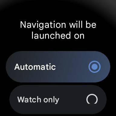 不再依赖手机，部门 WearOS 手表示可独立完成 Google Maps 导航