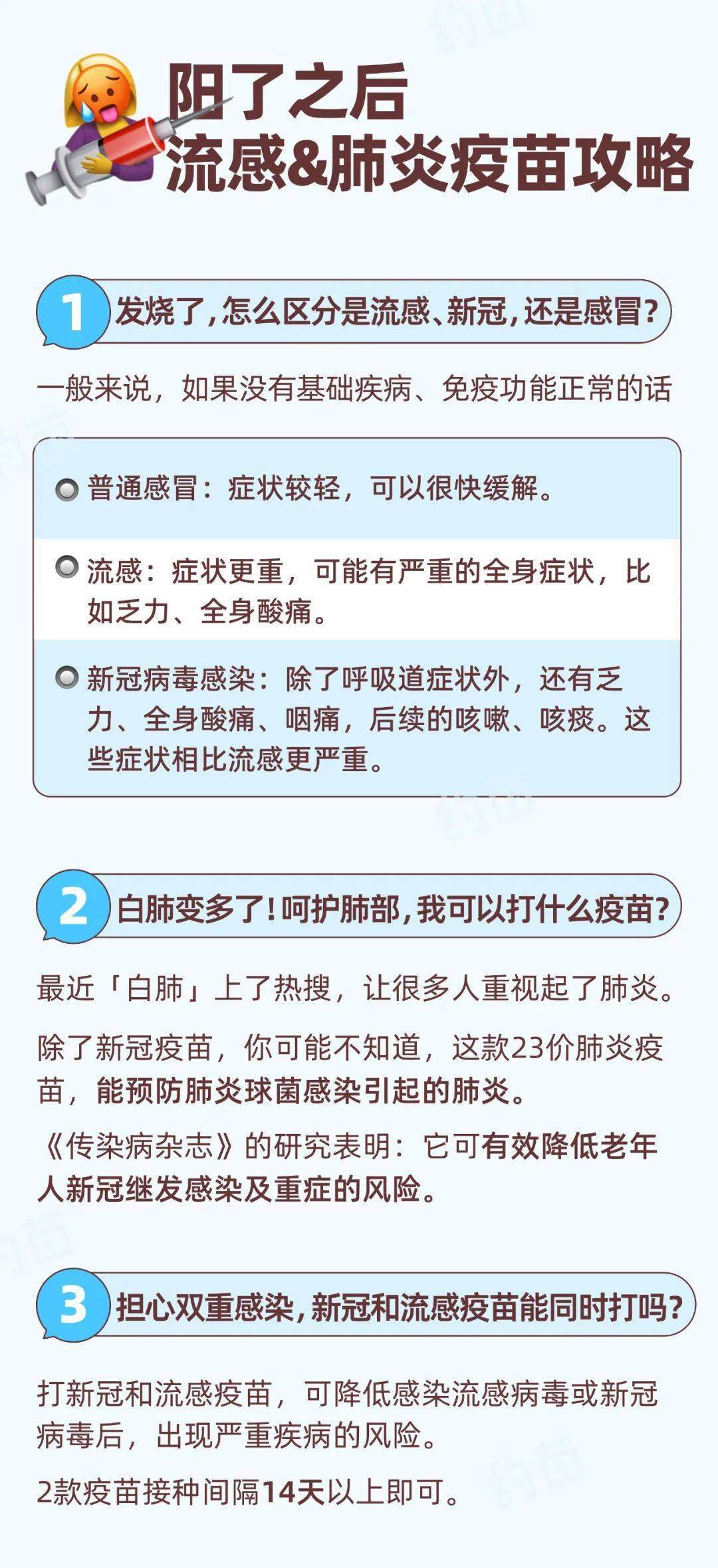 阳过了，孩子多久能够打疫苗？接种后有哪些留意事项？那些问题必然要看(附传染新冠后的疫苗攻略)