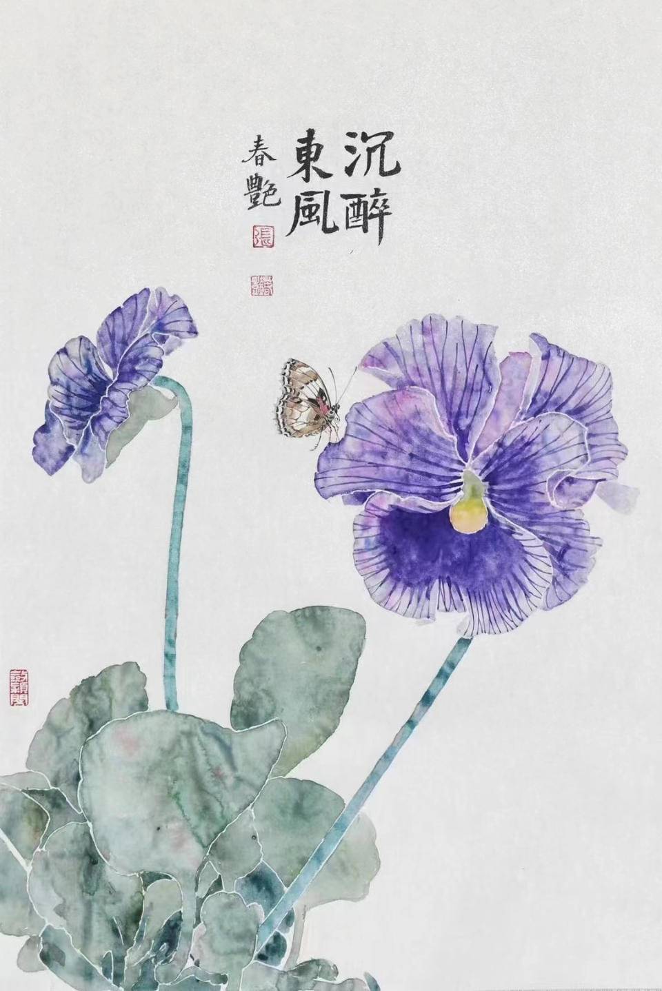 沉浸东风 | 张春艳花鸟小品近做