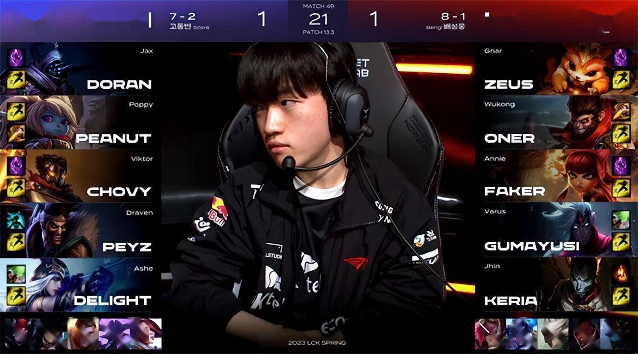 LOL-LCK：Faker安妮“一熊双吃”连抓波比两次，T1 2-1双杀GEN