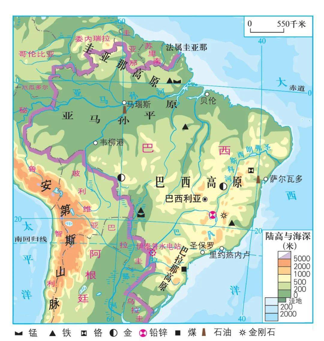 大气运动常识点最全梳理，空白＋彩色世界区域天文填图（可下载）