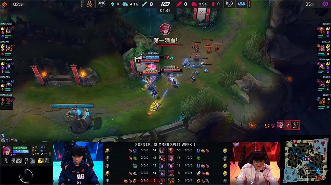 LOL-LPL：Elk超神霞两度单杀Able厄斐琉斯，BLG 2-0战胜OMG！