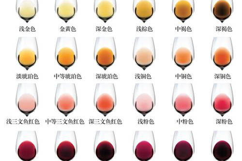 【涨知识!常见葡萄酒的颜色有这么多?】