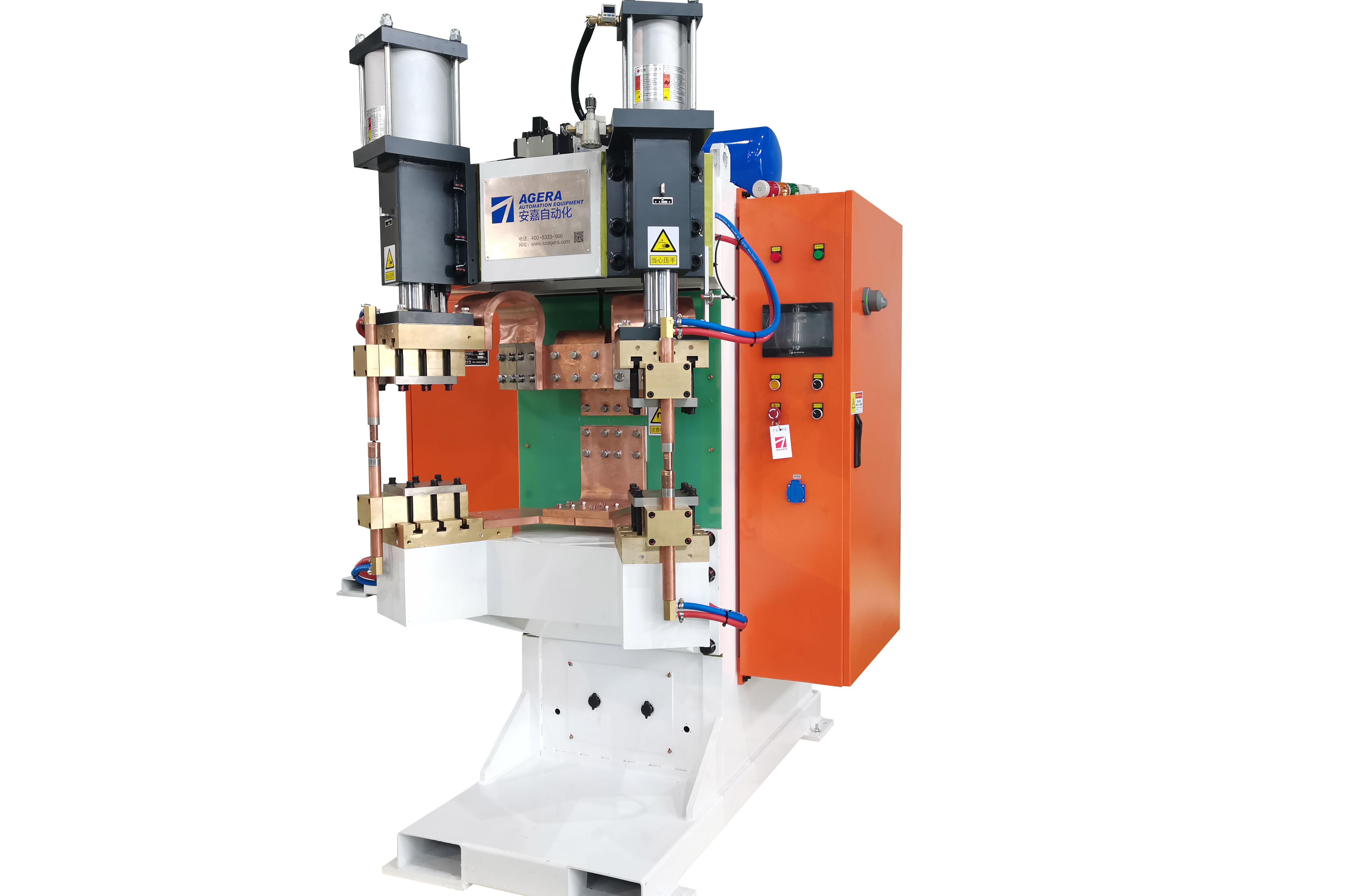 双头储能螺母点焊机完美适应多种规格螺母保证焊接外观和强度