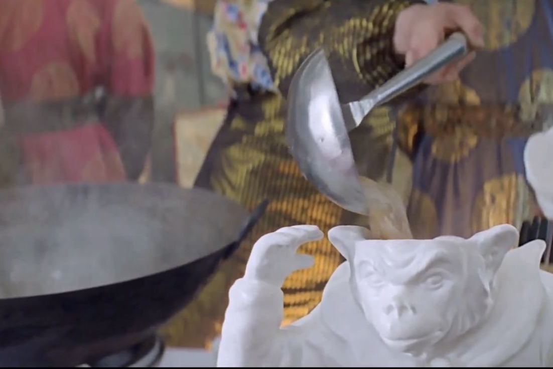 清宫御厨掌勺满汉全席之猴脑演员都馋哭了