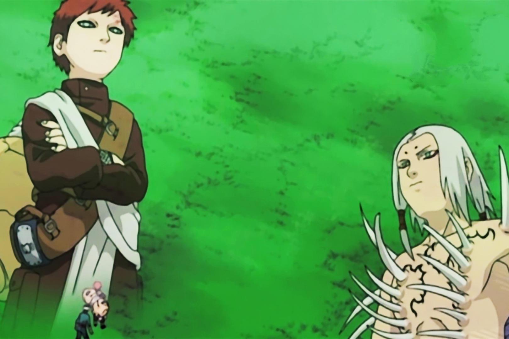 三分钟看完火影100200话我爱罗对战君麻吕位居第一