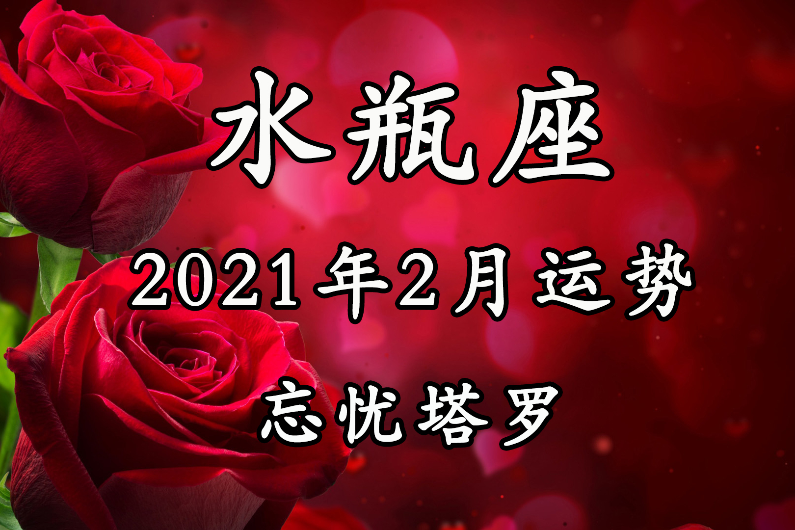 忘忧塔罗水瓶座2021年2月运势对方的冷淡是向你表示抗拒