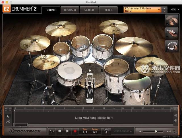 Toontrack EZDrummer鼓类音乐制作工具