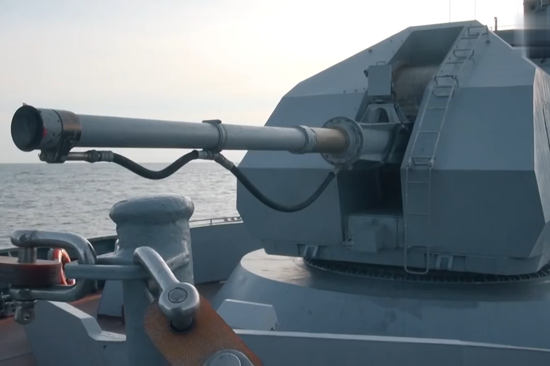 武器科普俄海军新型a190单管100毫米舰炮对岸火力防空利器
