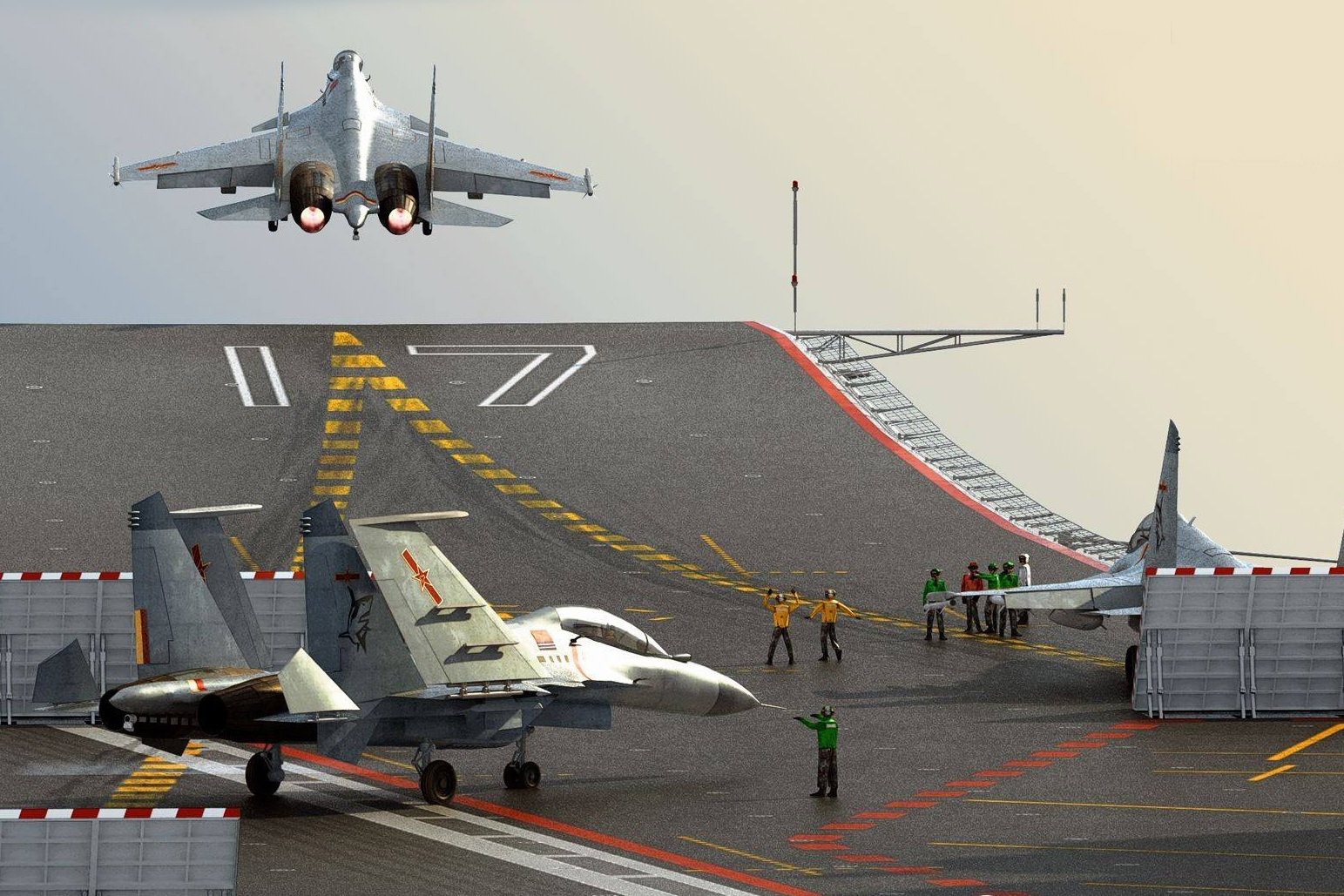 100年了!山东舰甲板出现了新变化,舰载机总数将达到50架左右