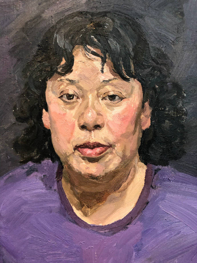 中国美院 李文东作品 676767色彩半身像-搜狐大视野-搜狐新闻