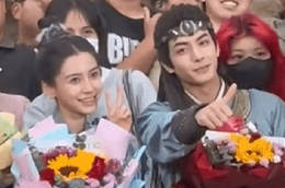 杨颖宋威龙《相思令》杀青路透释出