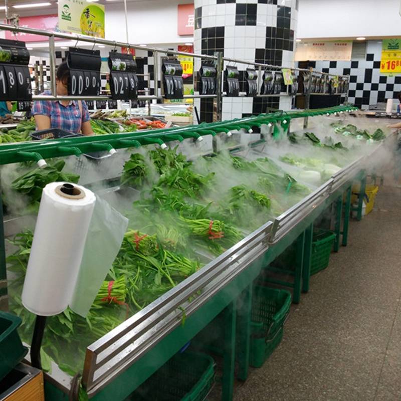 夏天到来超市蔬菜保鲜尤为重要喷雾保鲜加湿器你的理想选择
