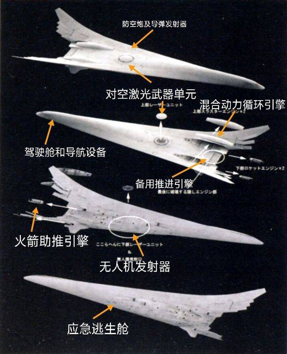 《皇牌空战》五大最强空天航母, 搭载百架战机,配粒子轨道炮