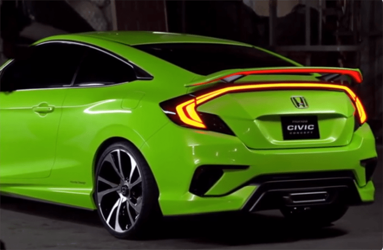 本田思域王惊艳亮相,一脚208马力,比gti还帅气!