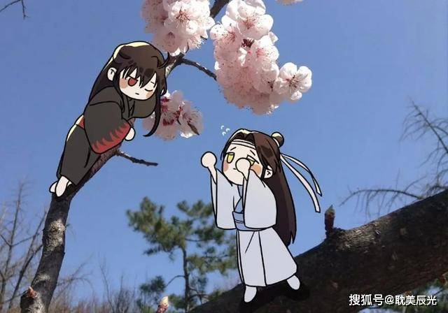 原创魔道祖师当二次元人物遇上三次元实景突破次元壁