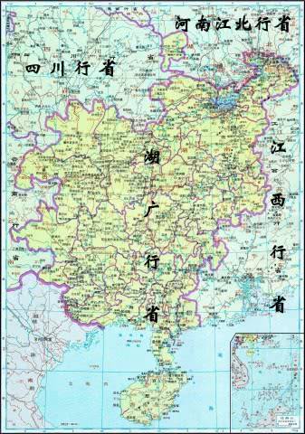"湖广"的"湖"字,指的是湖南湖北,"广"字是指广东广西吗?_天下