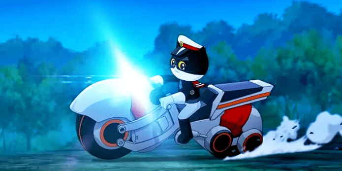 1984年,这部动画只播了5集就停播了_黑猫警长