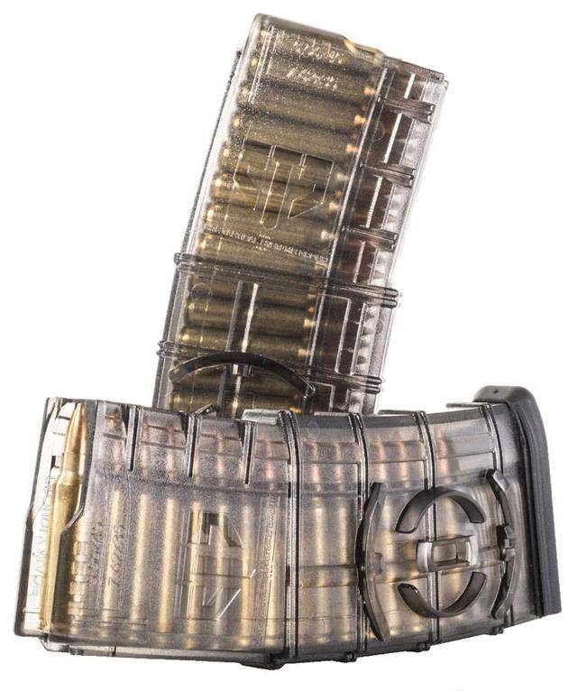 原创轻武器未来趋势新一代国产qbz191步枪采用聚合物透明弹匣