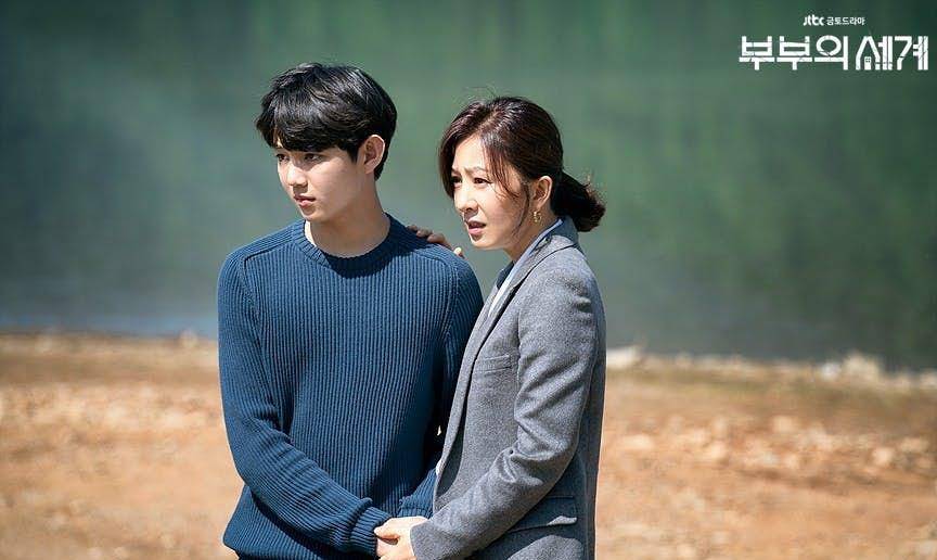 原创 《夫妻的世界》金喜爱儿子拍摄期间暴风成长!才14岁身高近180