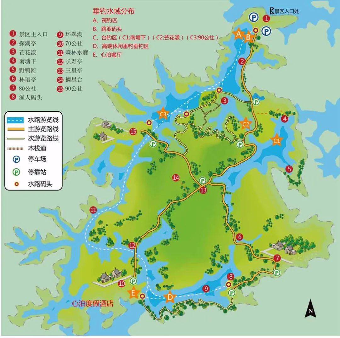 千岛湖垂钓区域图图片