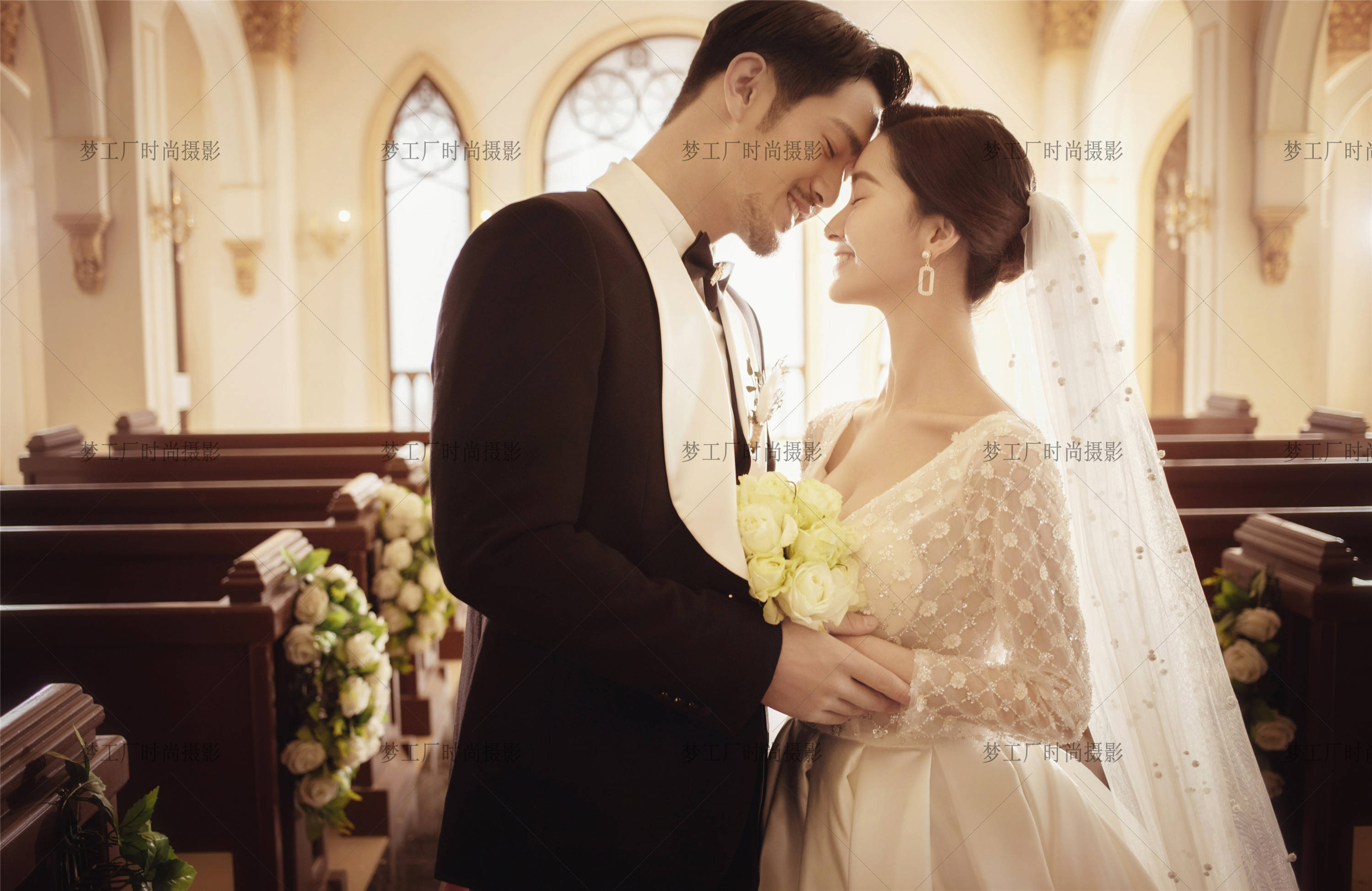 复古教堂婚礼,是你想要的高贵华丽气质吗?