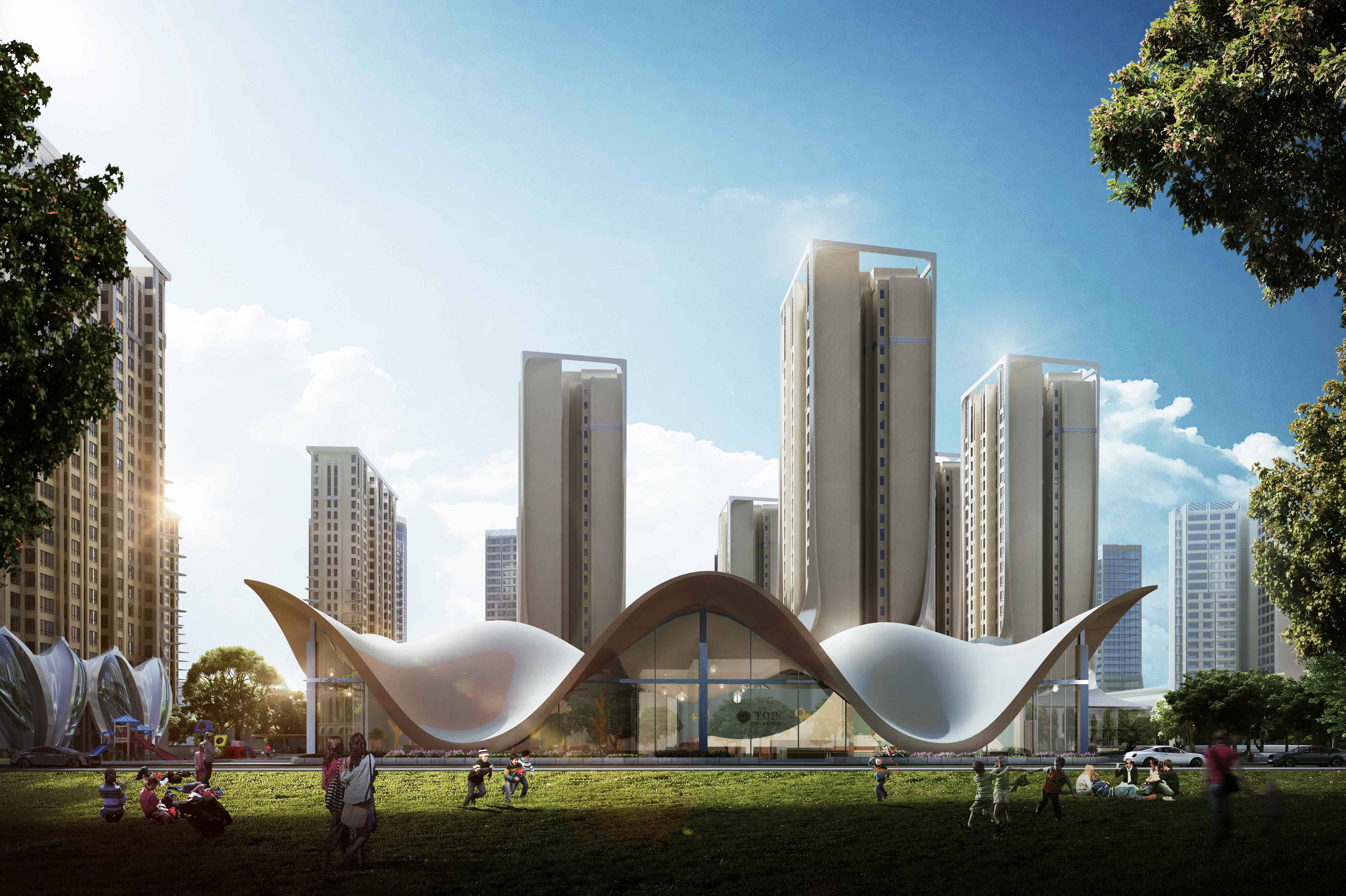 著名医院景观设计医院环境设计医院空间设计公司共振建筑集团