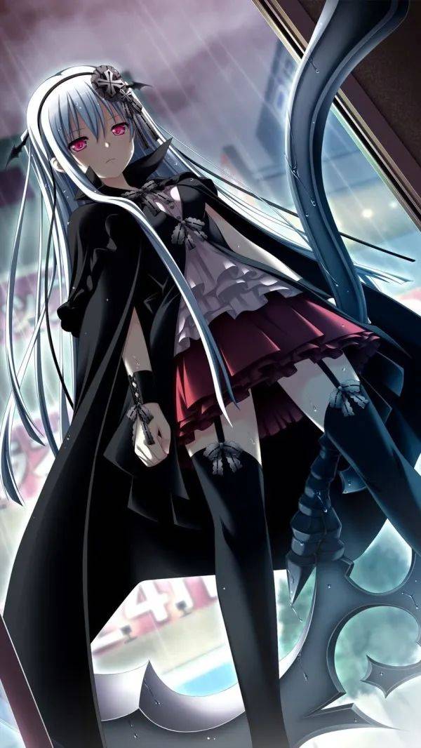 动漫美图丨暗夜中盛开的美少女暗黑系少女特辑