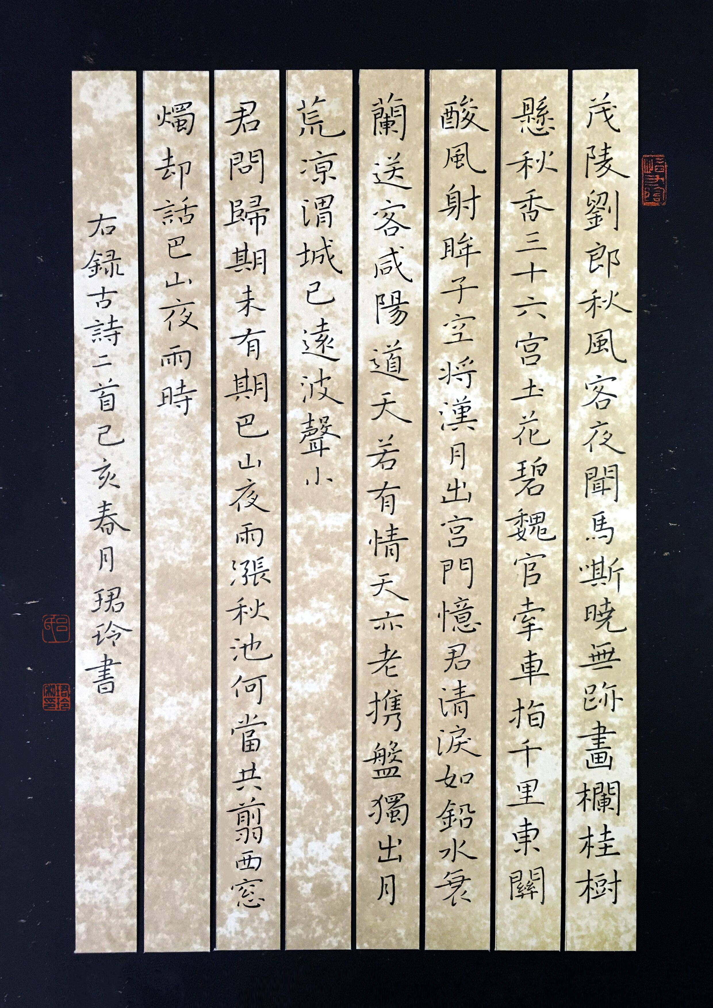 硬笔女精英—吕珺玲_书法