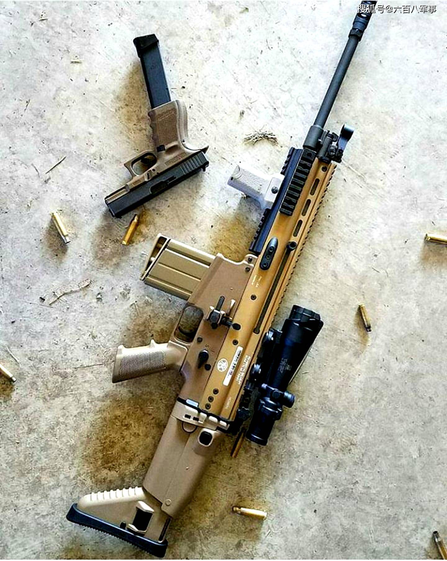 被称为特种部队战斗突击步枪,这是scar的专场