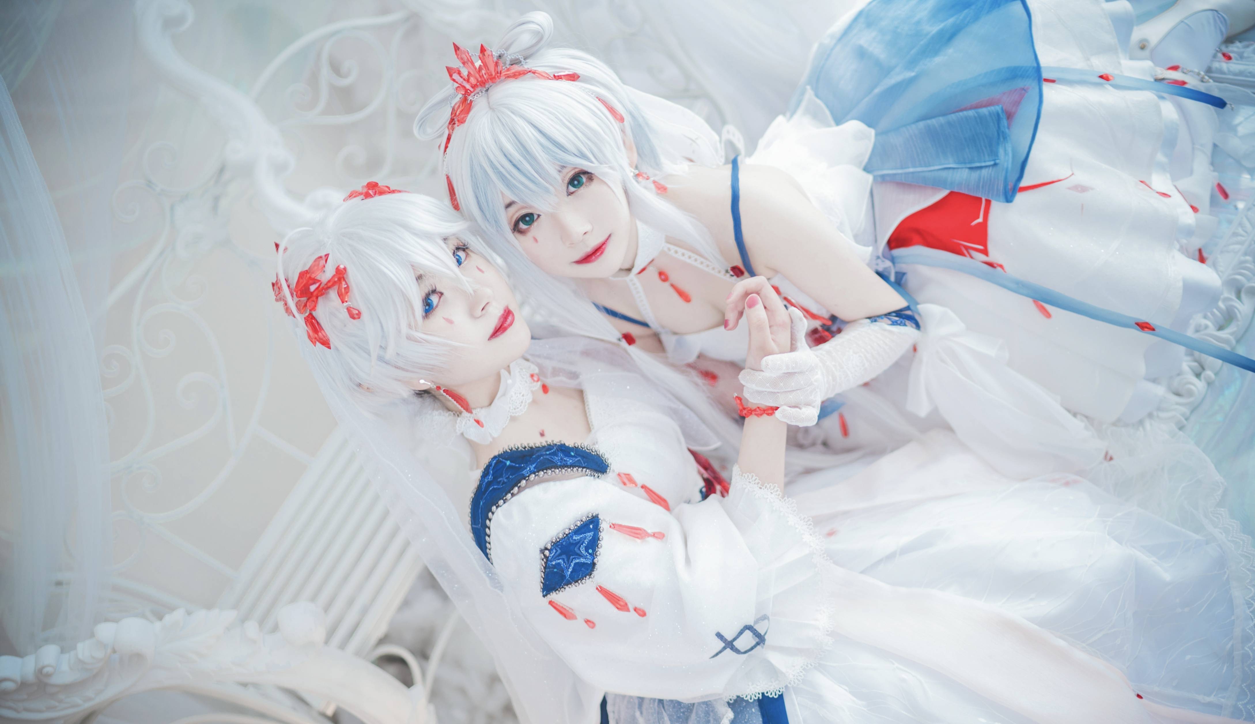 cos南北组言和洛天依红雨冠