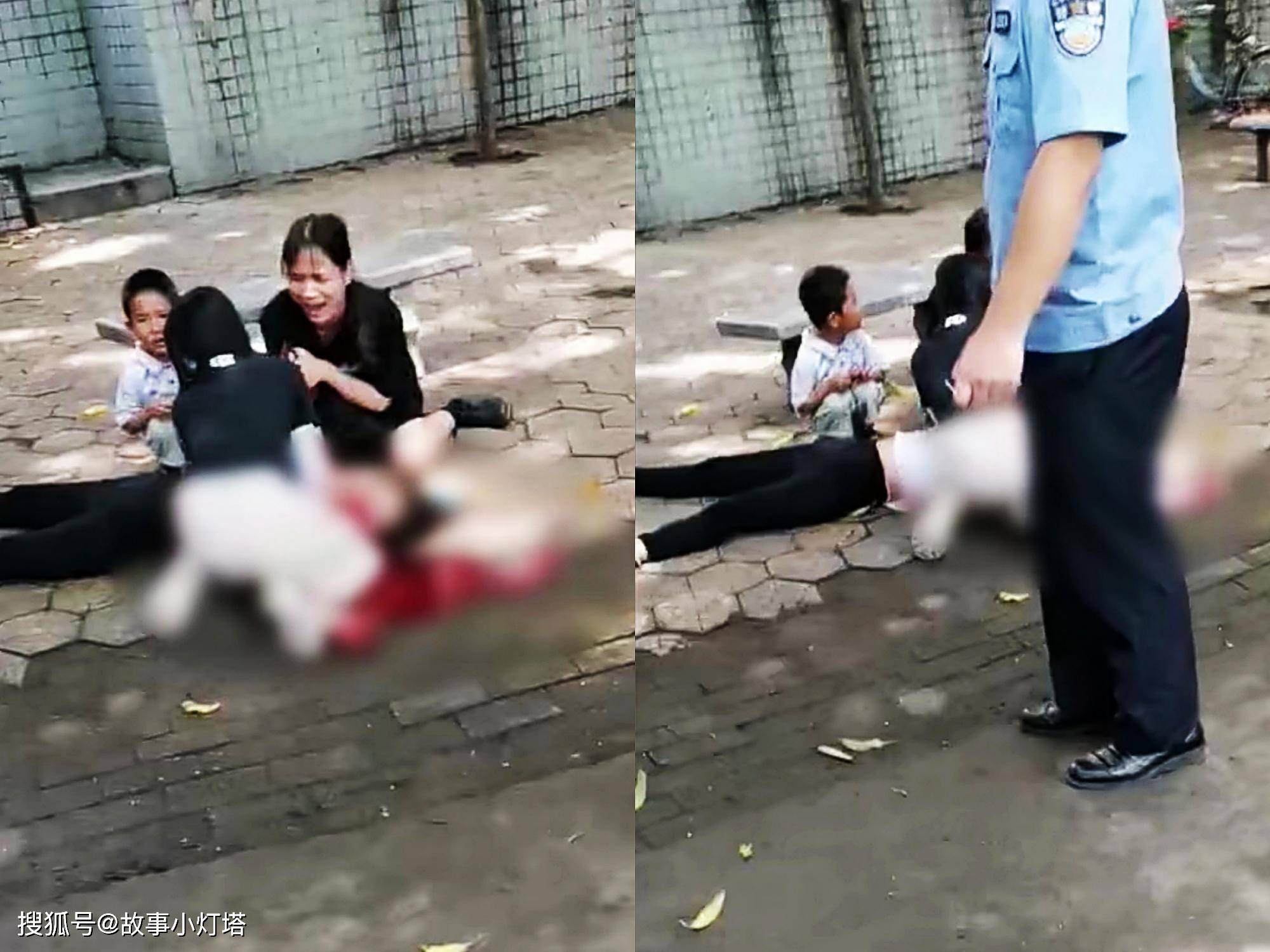 广西一湖北籍男子当街割喉一女子,疑因争夺抚养权未果!