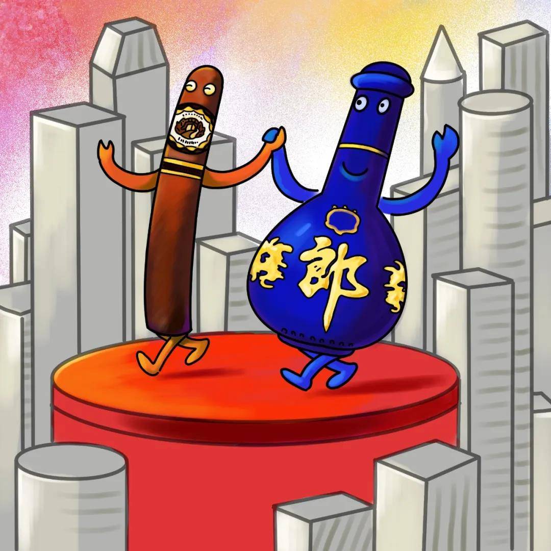 名烟名酒跨界联手郎酒高阶合作长城雪茄开发联名款产品嫁接消费者活动