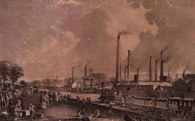 英国工业革命城市化图片
