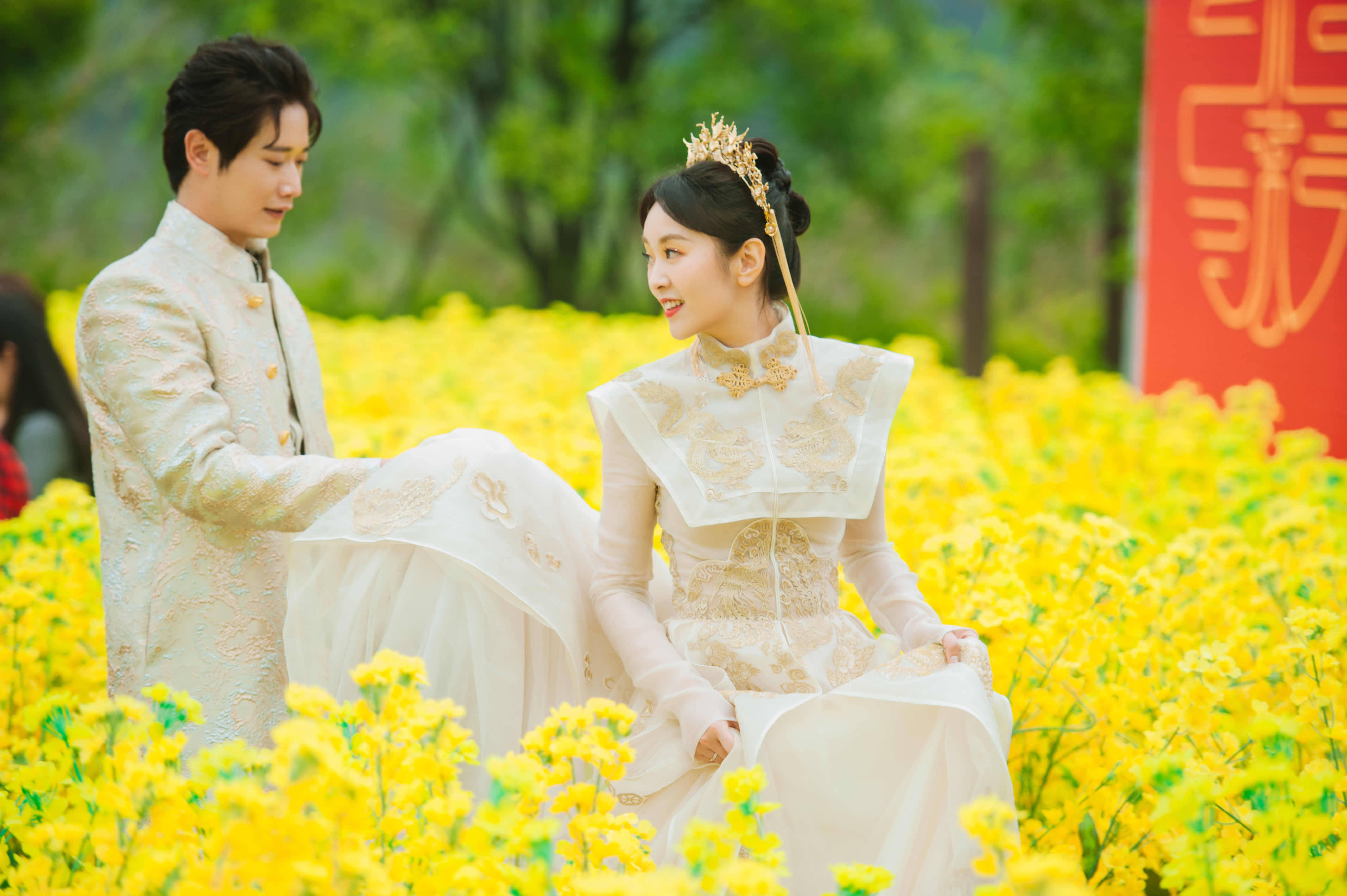 婚前21天李嘉铭刘泳希举办古风婚礼古筝钢琴合奏权御天下