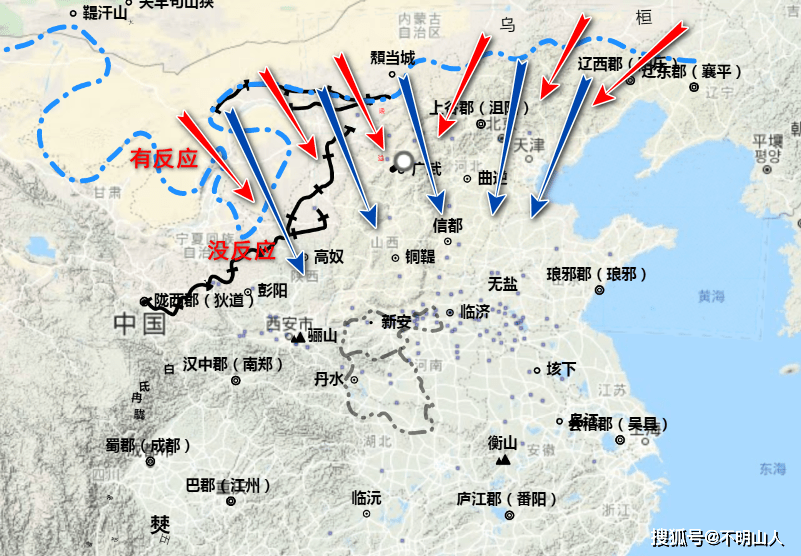 汉匈之战地图图片