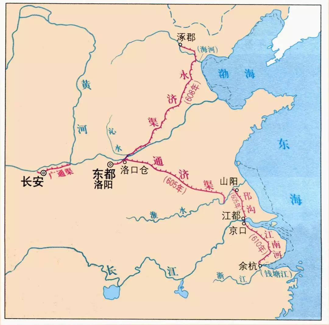 形成一个庞大的内河航运系统