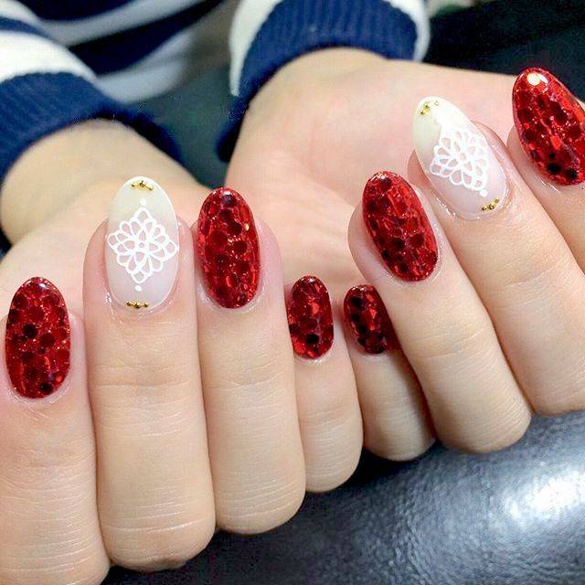 20款和风美甲国庆出去浪一天一款都换不够