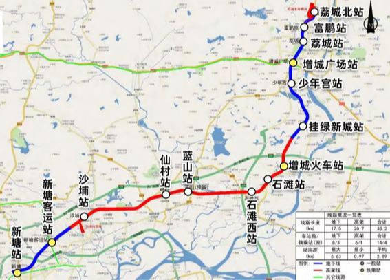 最新地铁16号线仍在广州新一期规划中石滩,荔湖会趁机腾飞吗?