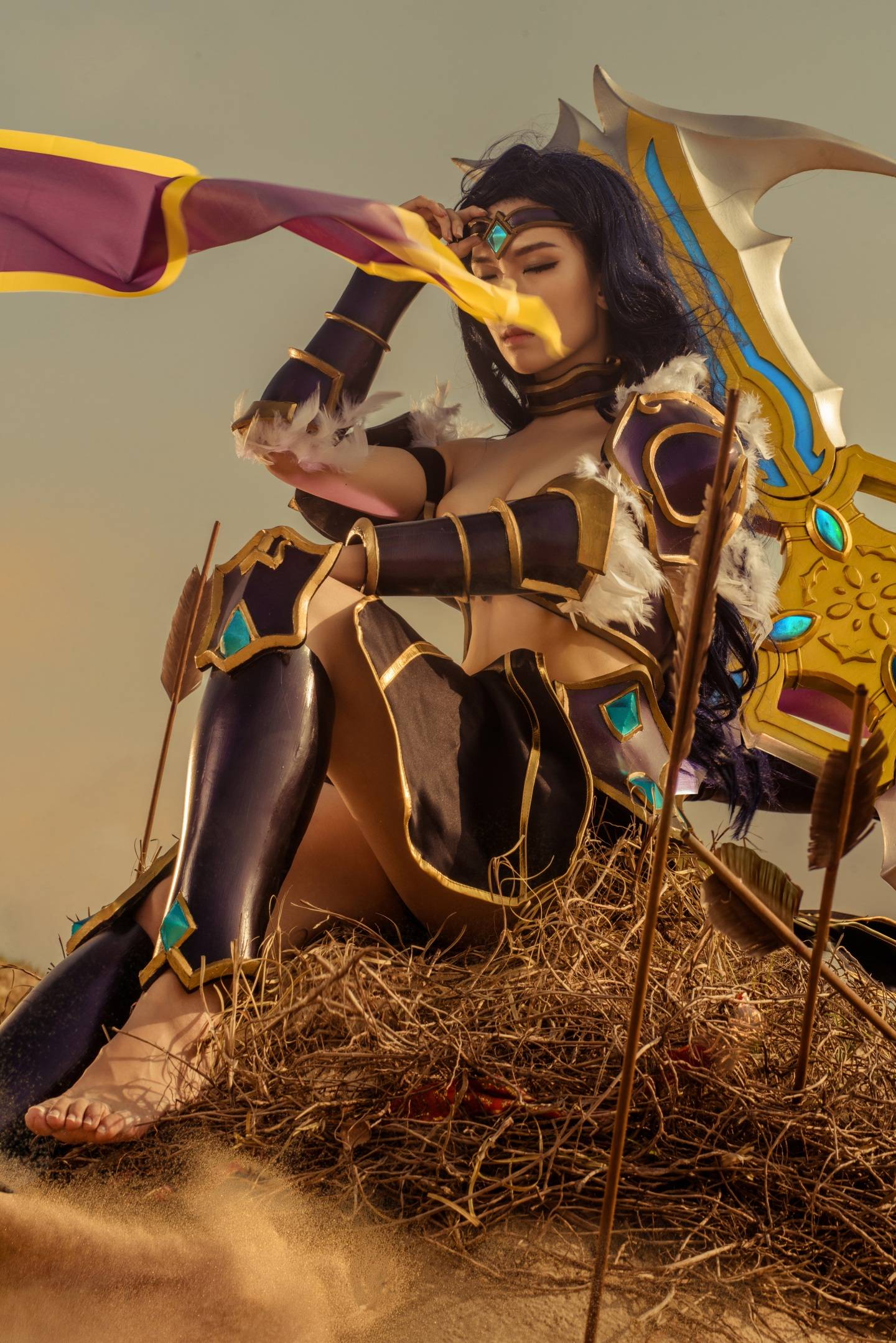 每日cos集锦大赏,英雄联盟之战争女神小姐姐,网友:我爱了_走过